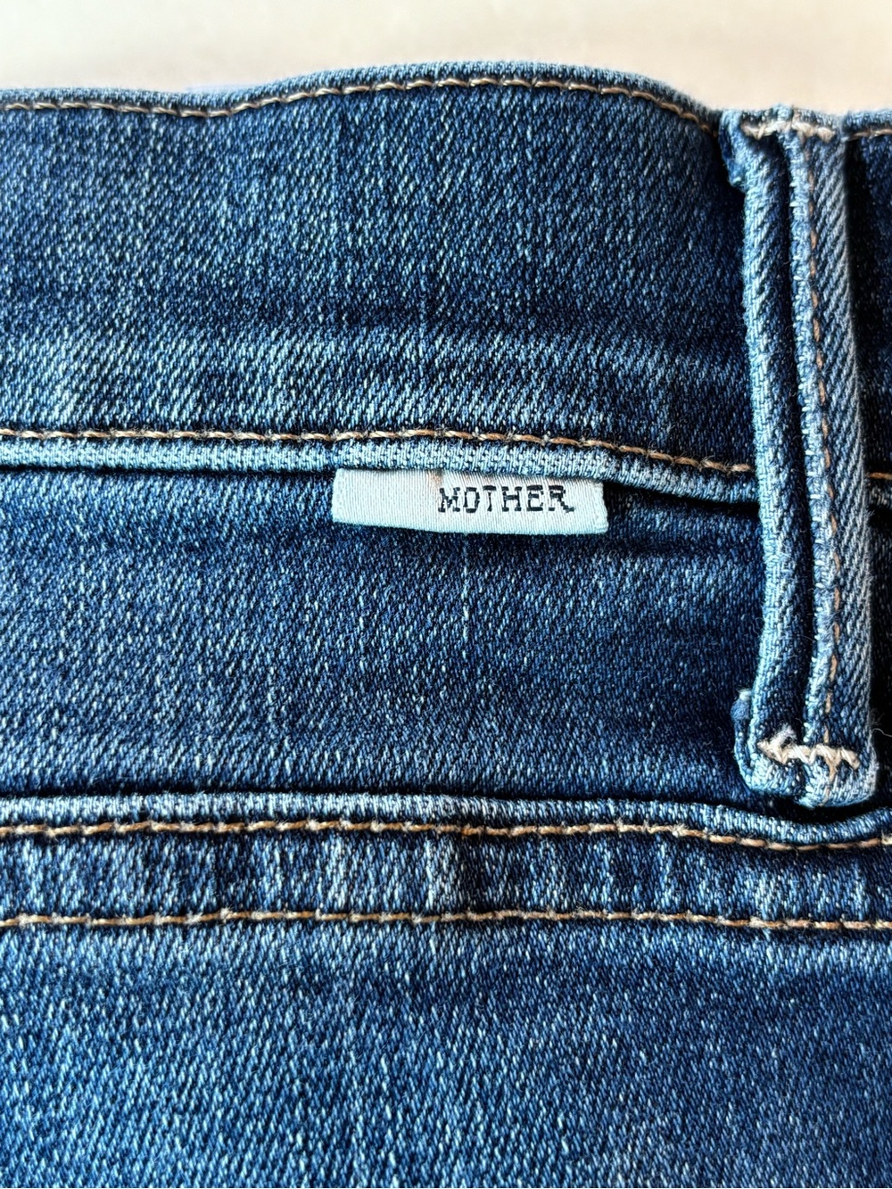 MOTHER The Swooner Rascal Ankle Jeans Size 31 Medium Wash High Rise Straight Leg - Picture 8 of 11